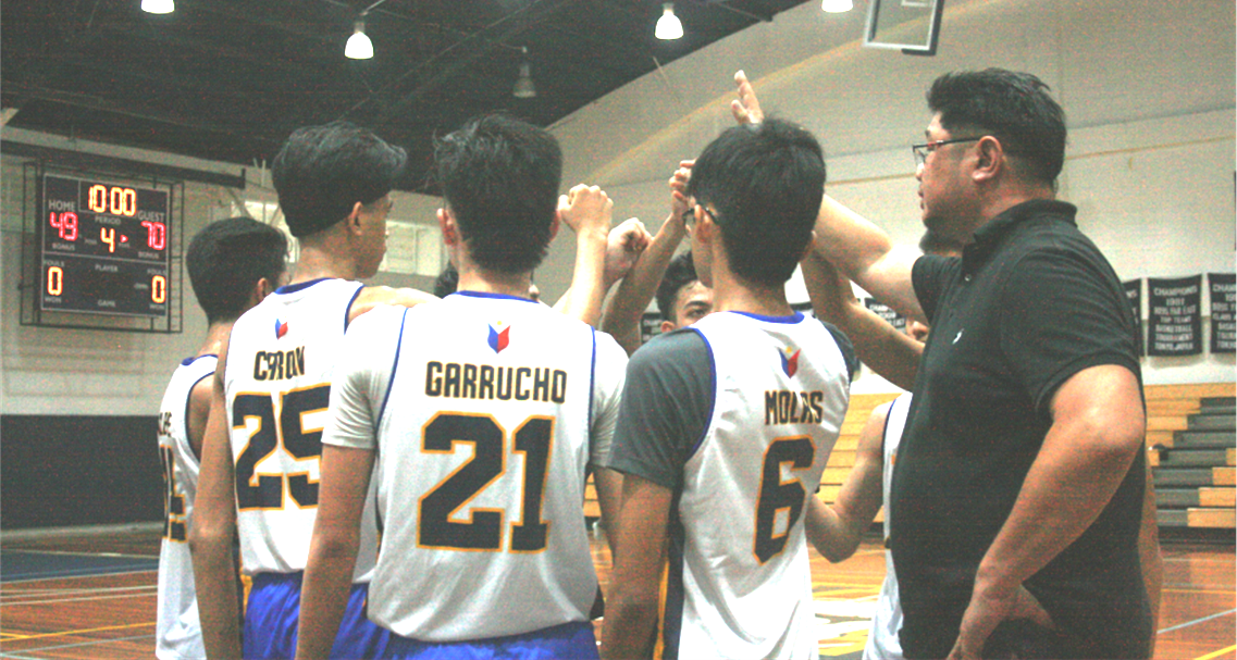 The Spartans during the MMBL game